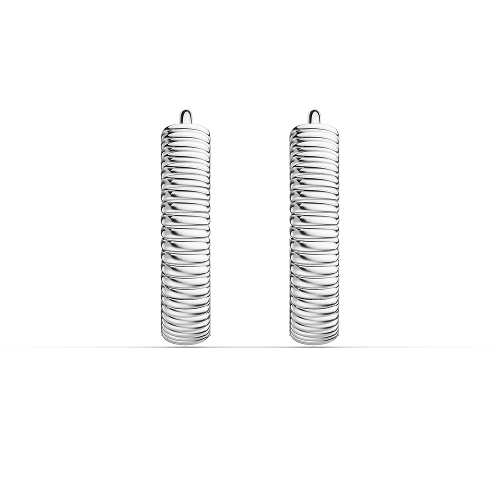 Basics Tindari Earrings in 925 sterling silver, front view