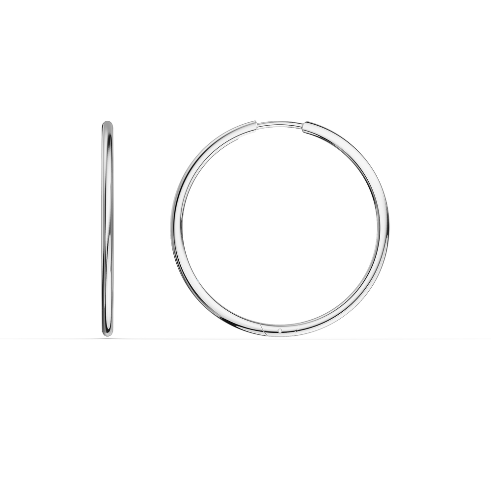 Basics Cefalu Earrings in 925 sterling silver, side view