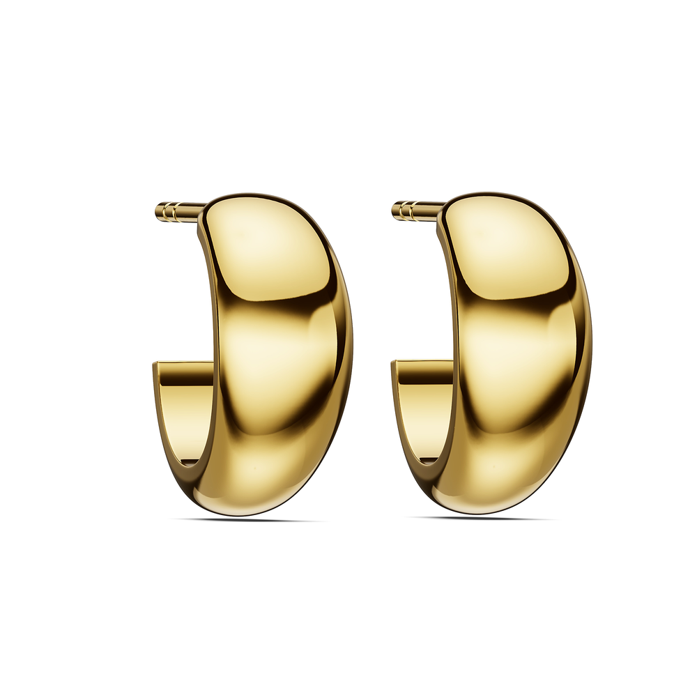 Basics Bellagio Earrings in 18kt gold vermeil over 925 sterling silver