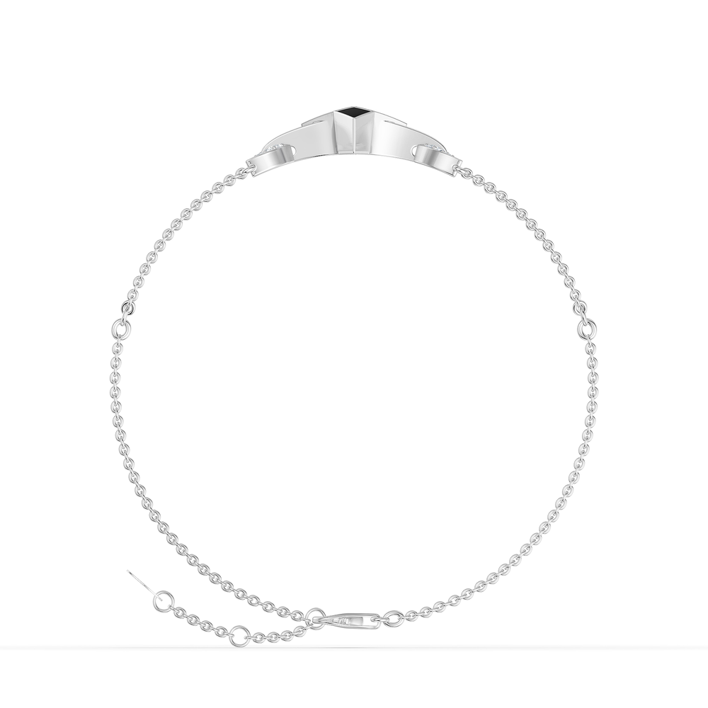 Orion Alnitak Bracelet in 925 sterling silver, front view