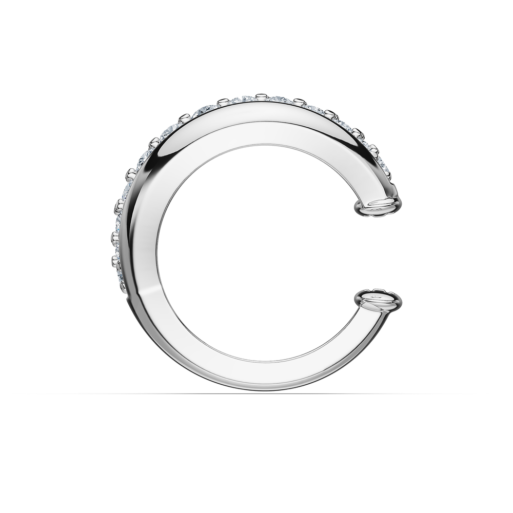 Basics Tropea Ear Cuff in 925 sterling silver, front view