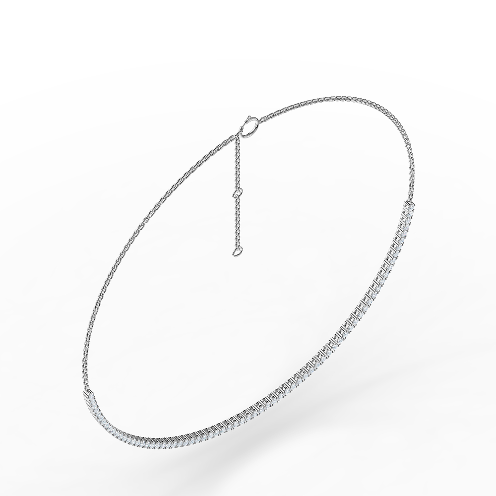 Tennis Solenne Necklace in 925 sterling silver