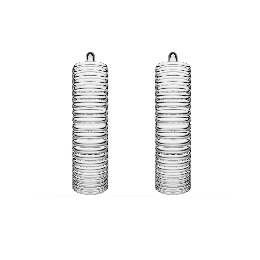 Basics Lenno Earrings in 925 sterling silver, front view