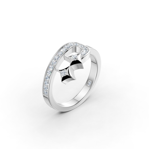 Orion Sirius Ring in 925 sterling silver