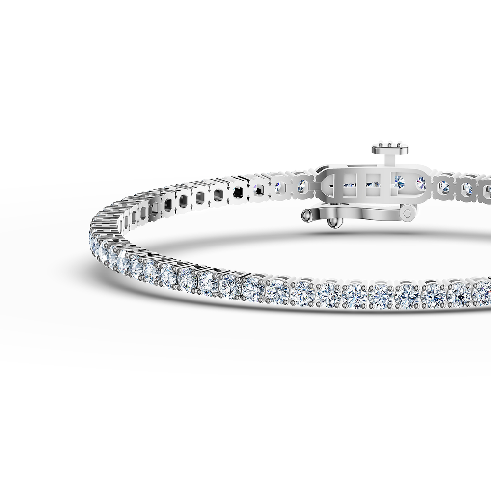Tennis Lumina Bracelet in 925 sterling silver, close-up