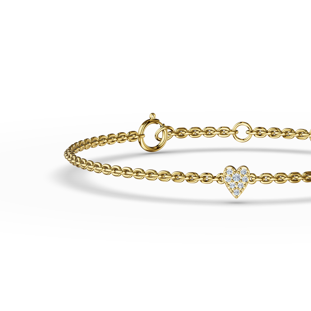 Basics Linosa Bracelet in 18kt gold vermeil over 925 sterling silver, close-up