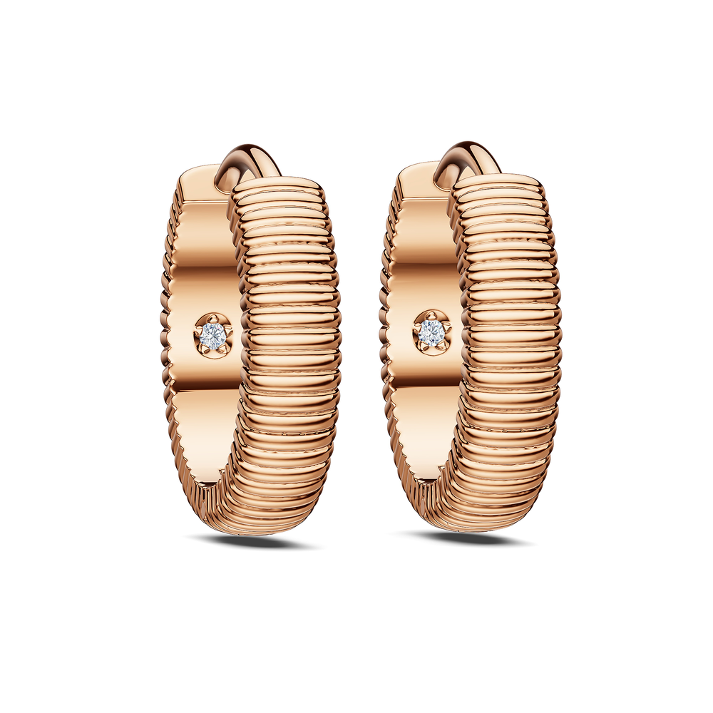 Basics Lenno Earrings in 18kt rose gold vermeil over 925 sterling silver