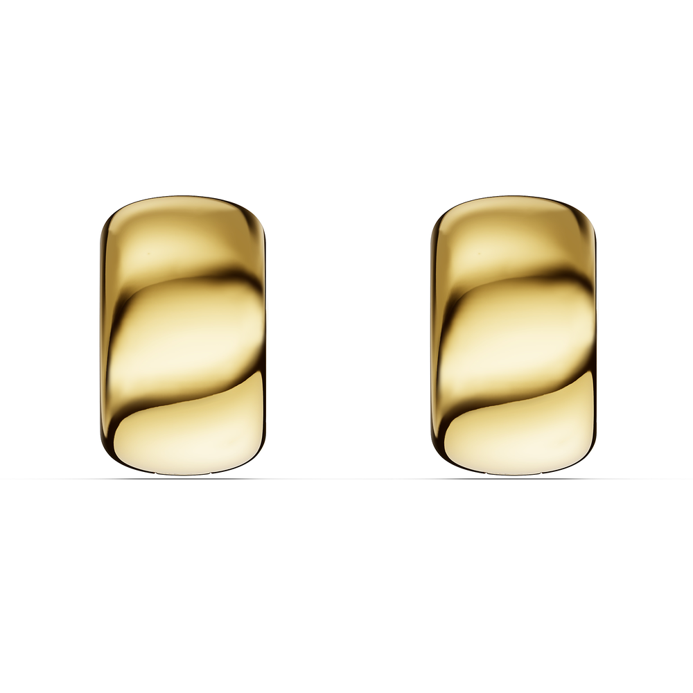 Basics Spargi Earrings in 18kt gold vermeil over 925 sterling silver, front view