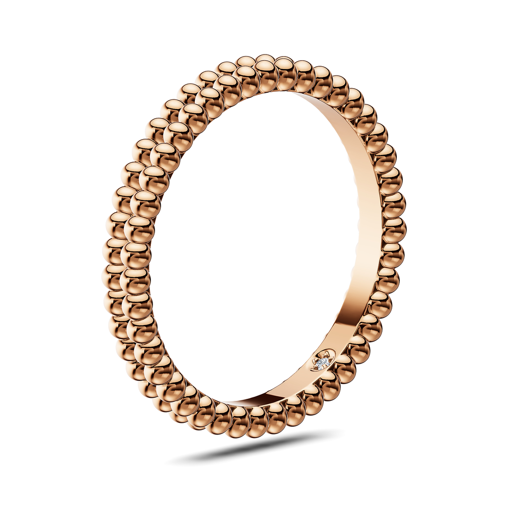 Basics Marmi Ring in 18kt rose gold vermeil over 925 sterling silver