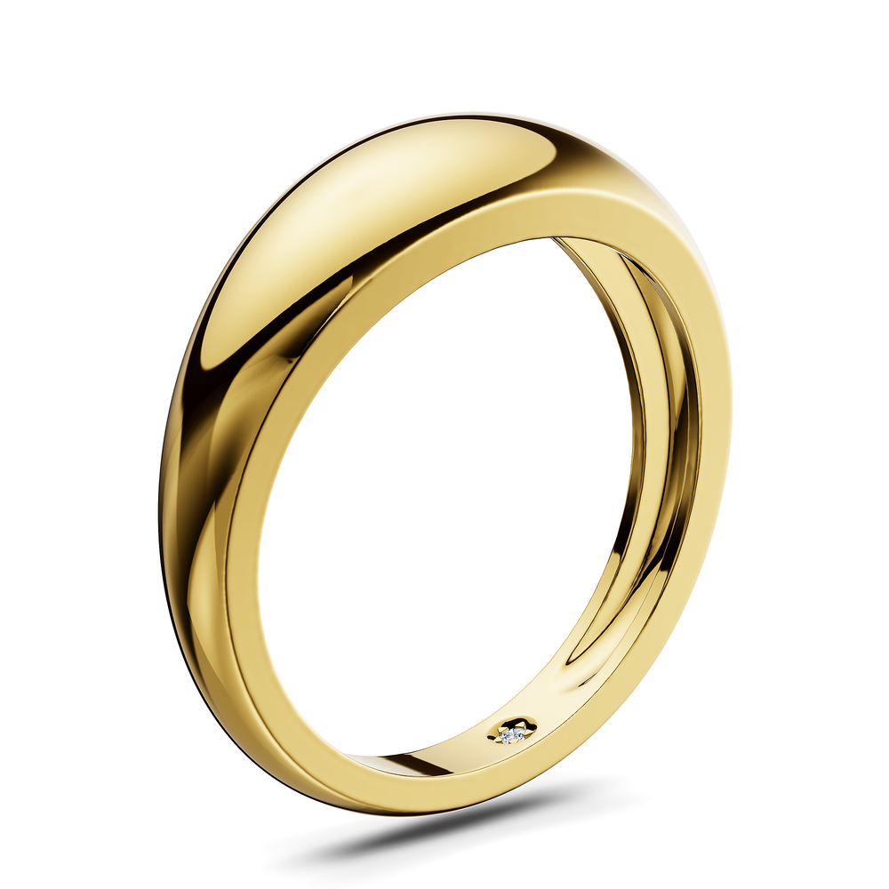 Basics Iseo Ring in 18kt gold vermeil over 925 sterling silver