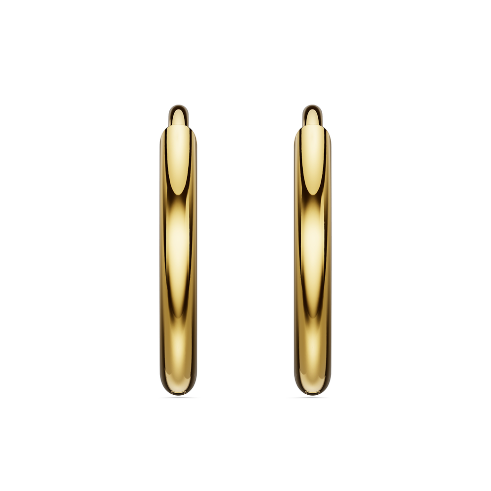Basics Bacoli Earrings in 18kt gold vermeil over 925 sterling silver, front view