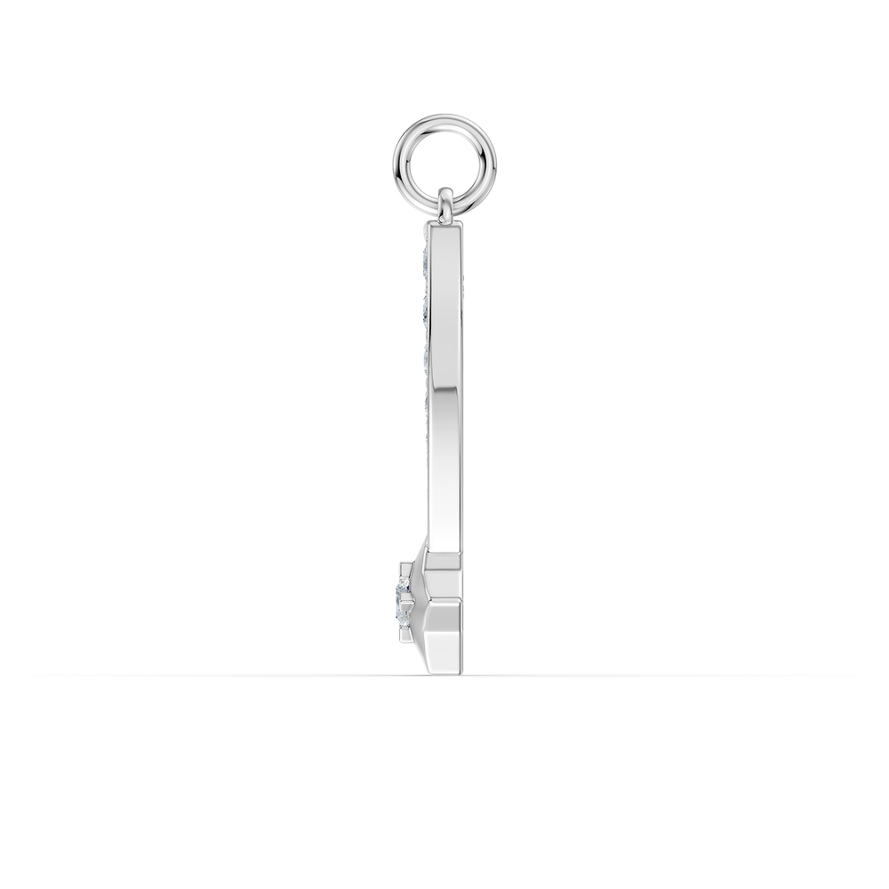 Orion Alcor Charm in 925 sterling silver, side view