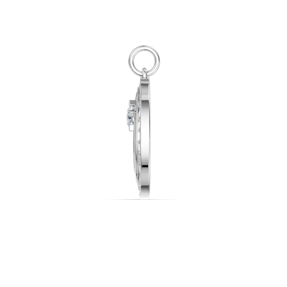 Orion Maia Charm in 925 sterling silver, side view