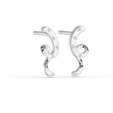 Helix Nodo Earrings in 925 sterling silver