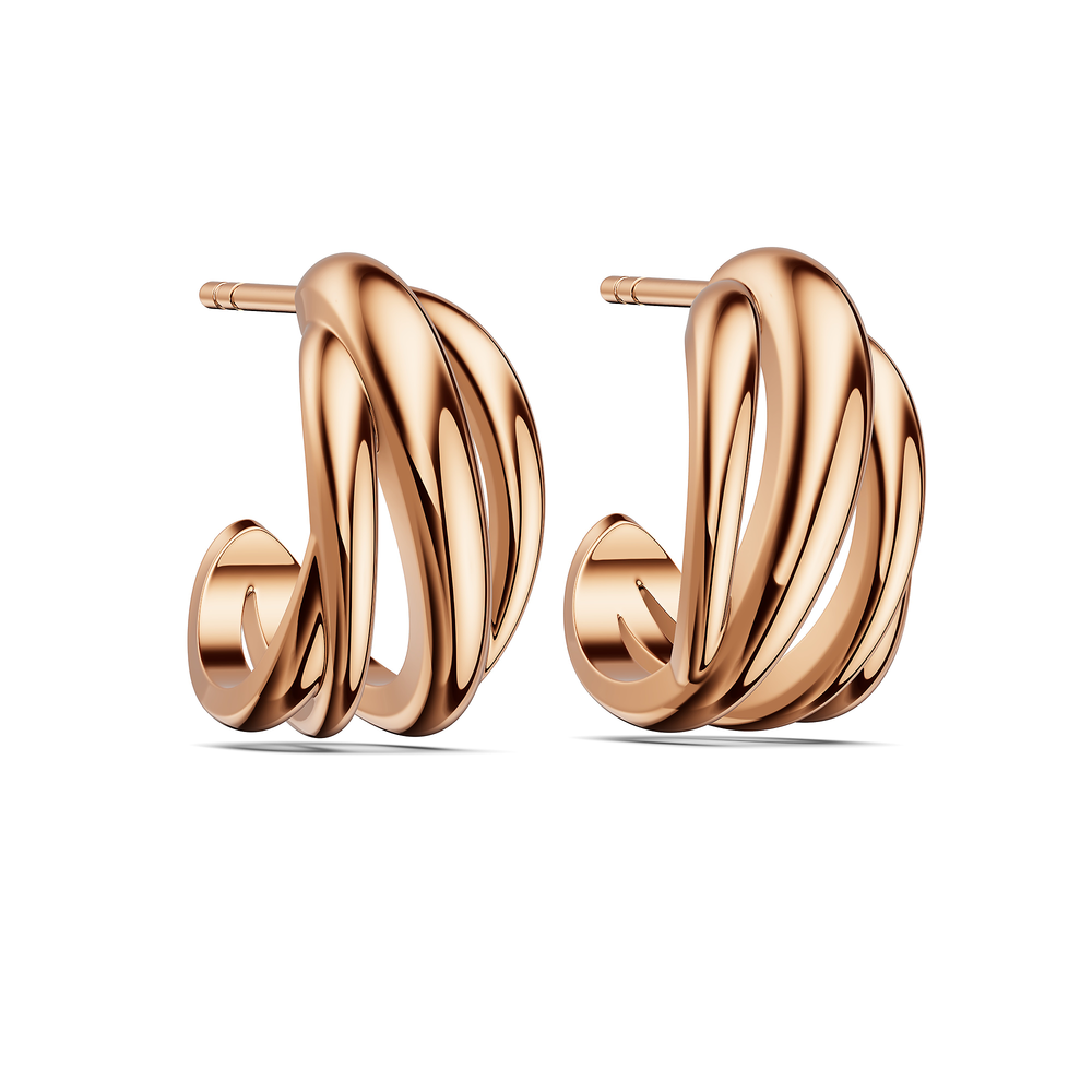 Basics Asti Earrings in 18kt rose gold vermeil over 925 sterling silver