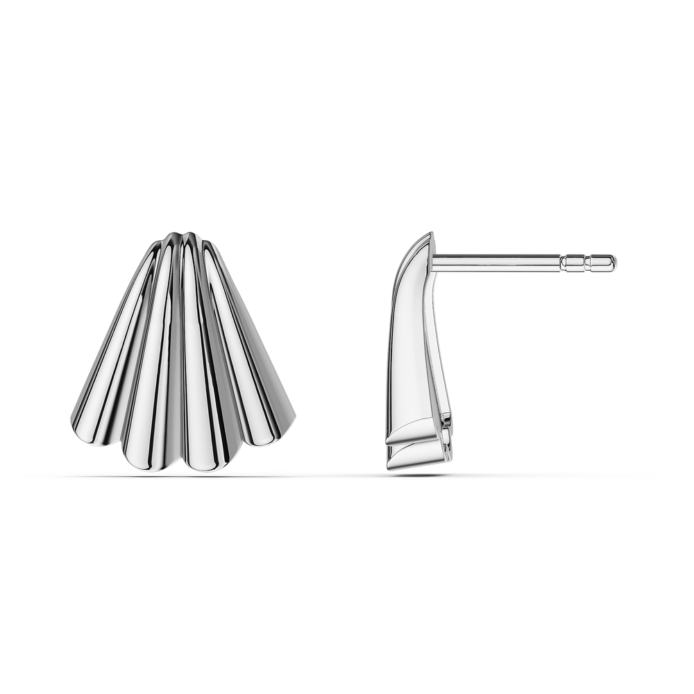 Basics Sori Earrings in 925 sterling silver, side view