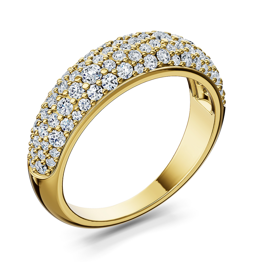 Basics Capri Ring in 18kt gold vermeil over 925 sterling silver