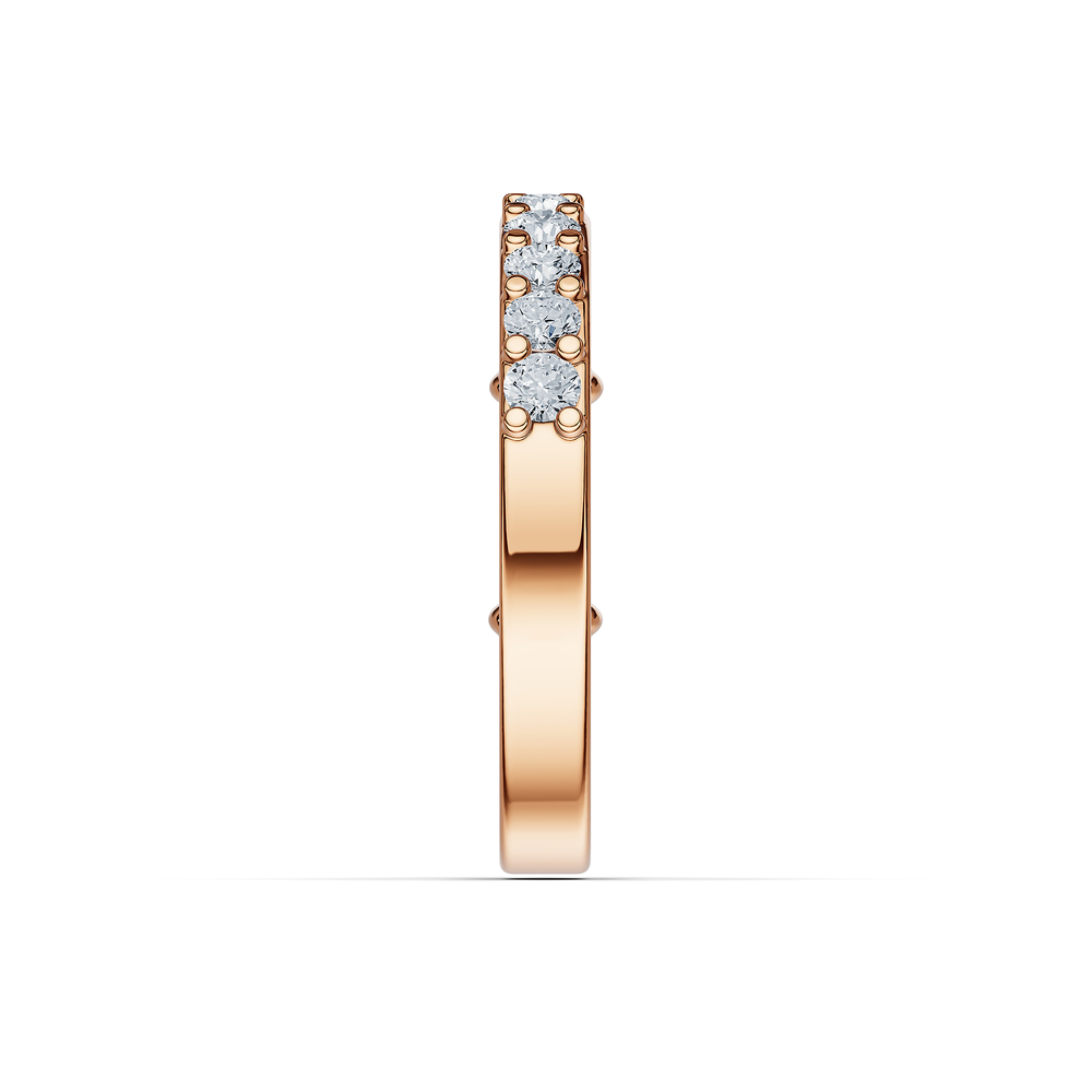 Basics Torcello Ear Cuff in 18kt rose gold vermeil over 925 sterling silver, side view 2