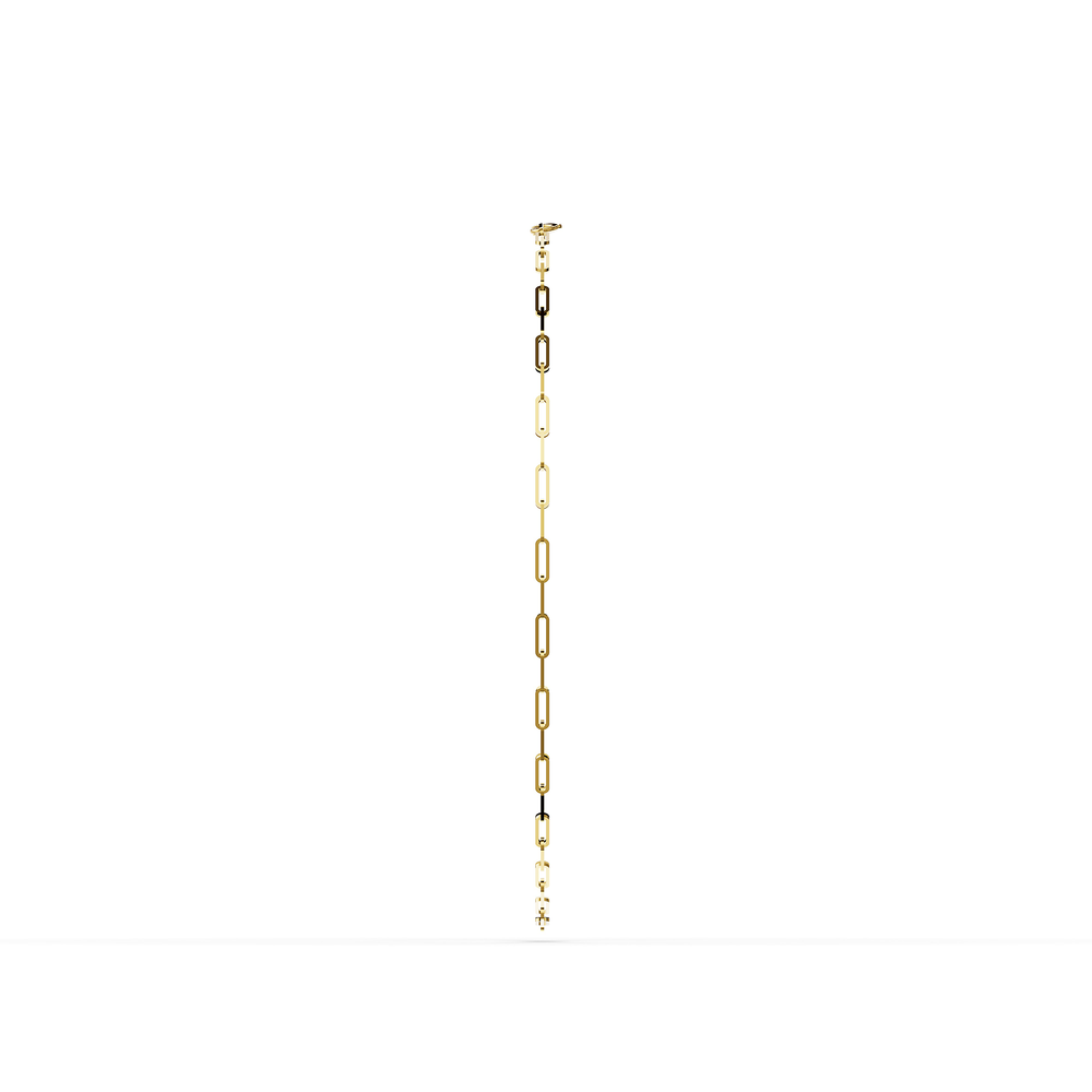 Basics Vieste Chain in 18kt gold vermeil over 925 sterling silver, side view