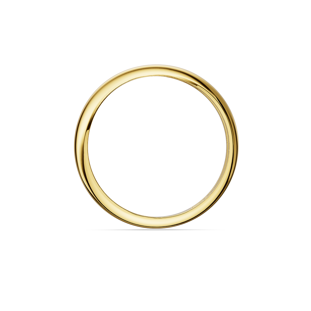 Basics Sirmione Ring in 18kt gold vermeil over 925 sterling silver, front view