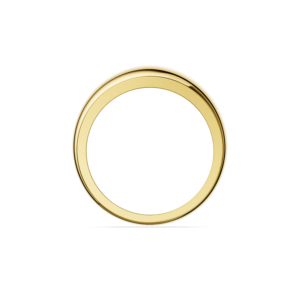 Basics Iseo Ring in 18kt gold vermeil over 925 sterling silver, front view