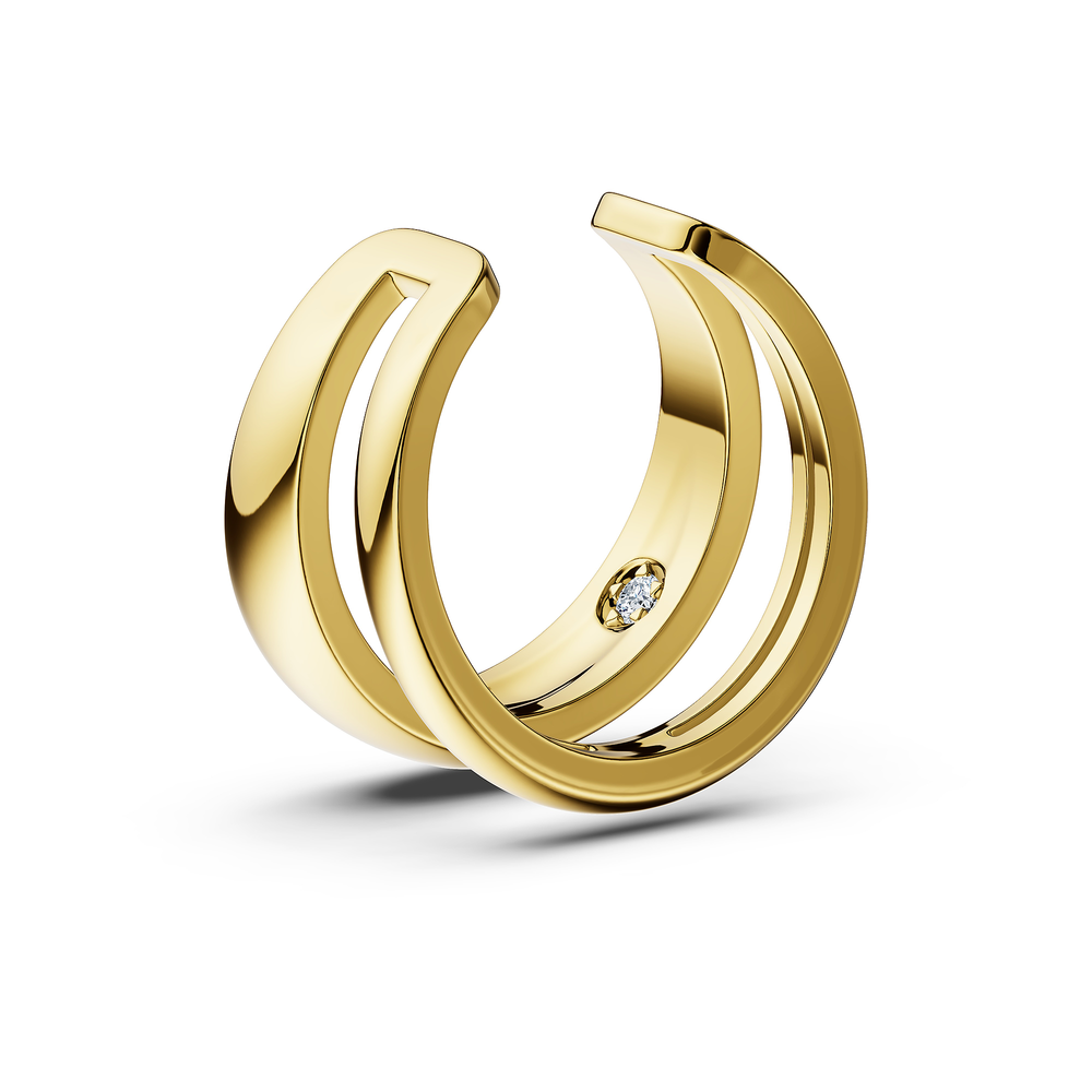 Basics Nemi Ear Cuff in 18kt gold vermeil over 925 sterling silver