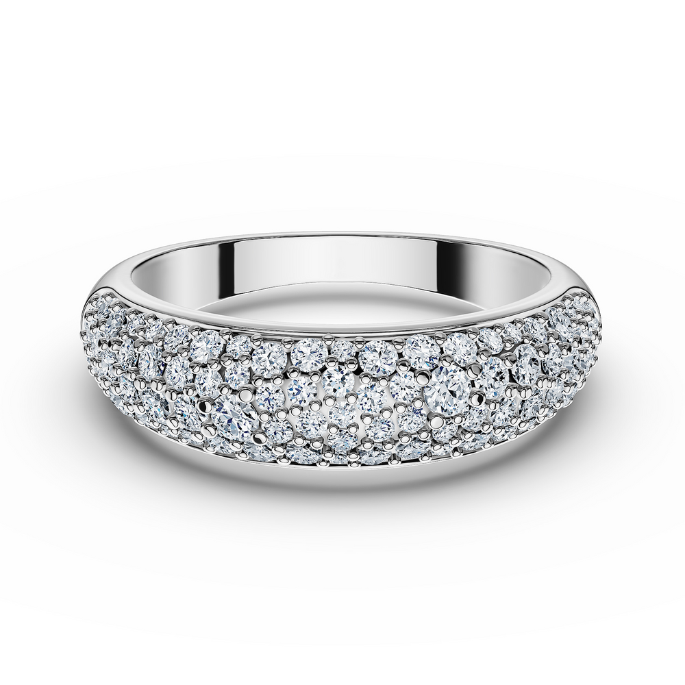 Basics Capri Ring in 925 sterling silver, top view