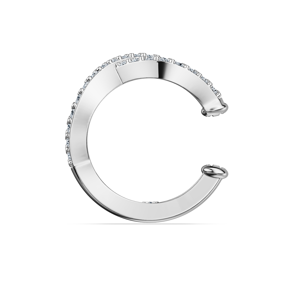 Basics Ortigia Ear Cuff in 925 sterling silver, front view