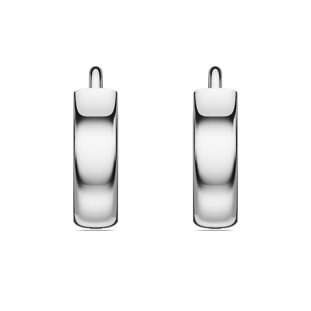 Basics Giglio Earrings in 925 sterling silver, front view