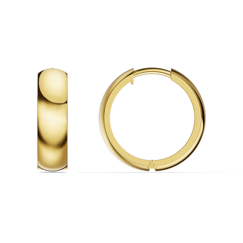 Basics Vietri Earrings in 18kt gold vermeil over 925 sterling silver, alternate view