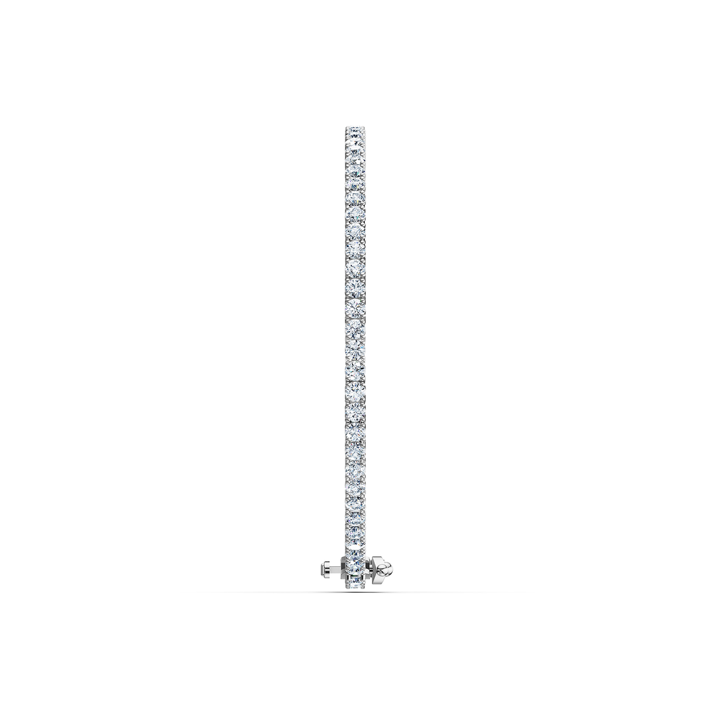 Tennis Riviera Bracelet in 925 sterling silver, side view