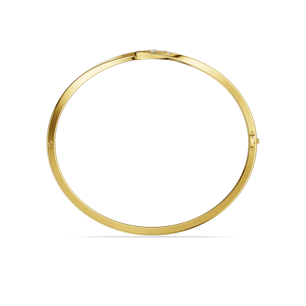 Helix Spira Bracelet in 18kt gold vermeil over 925 sterling silver, front view
