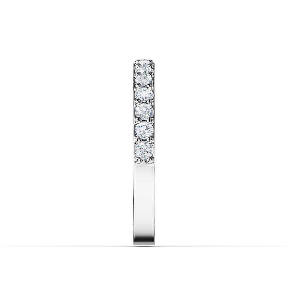 Tennis Favilla Ring in 925 sterling silver, side view