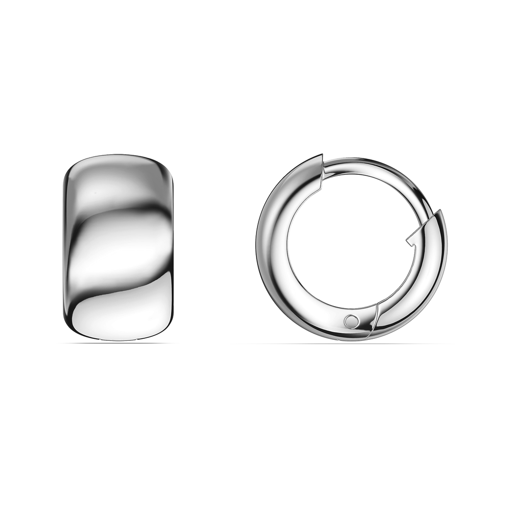 Basics Spargi Earrings in 925 sterling silver, side view