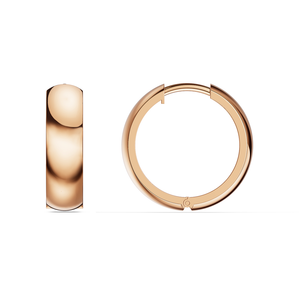 Basics Vietri Earrings in 18kt rose gold vermeil over 925 sterling silver, alternate view 3