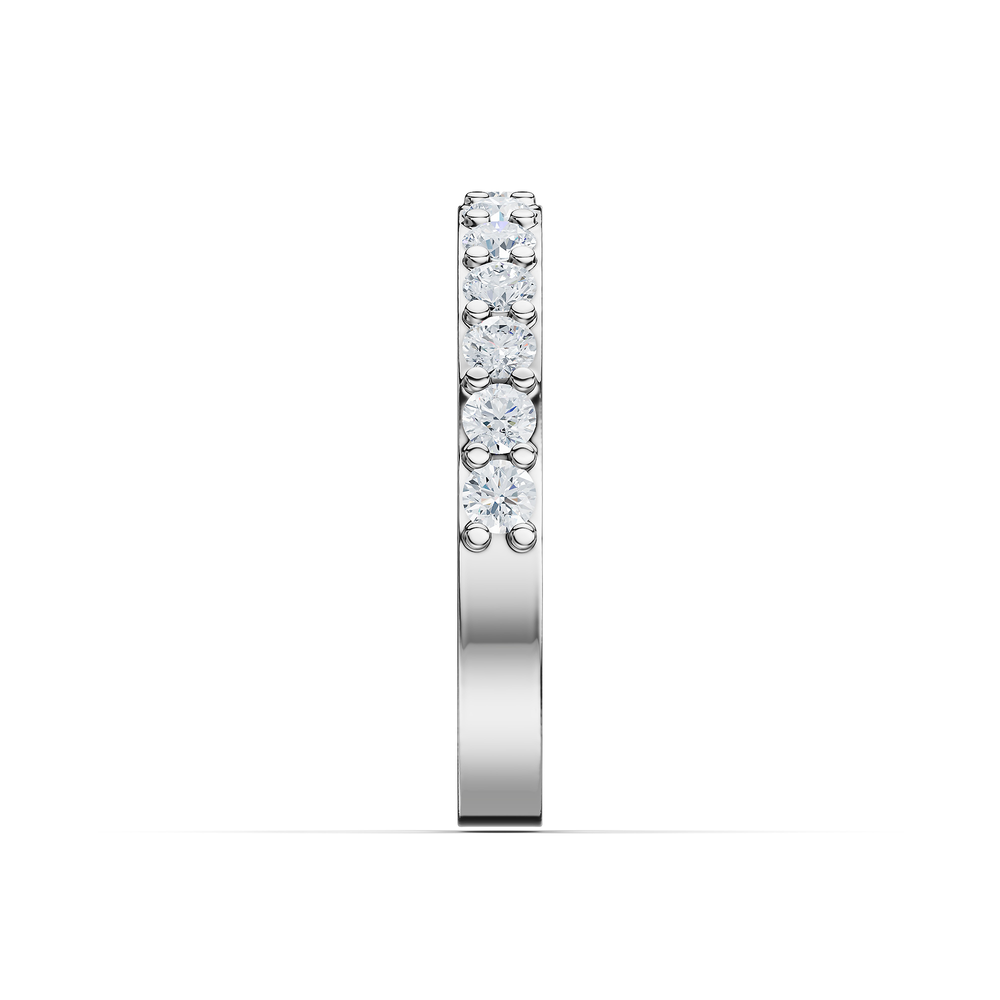 Tennis Baleno Ring in 925 sterling silver, side view