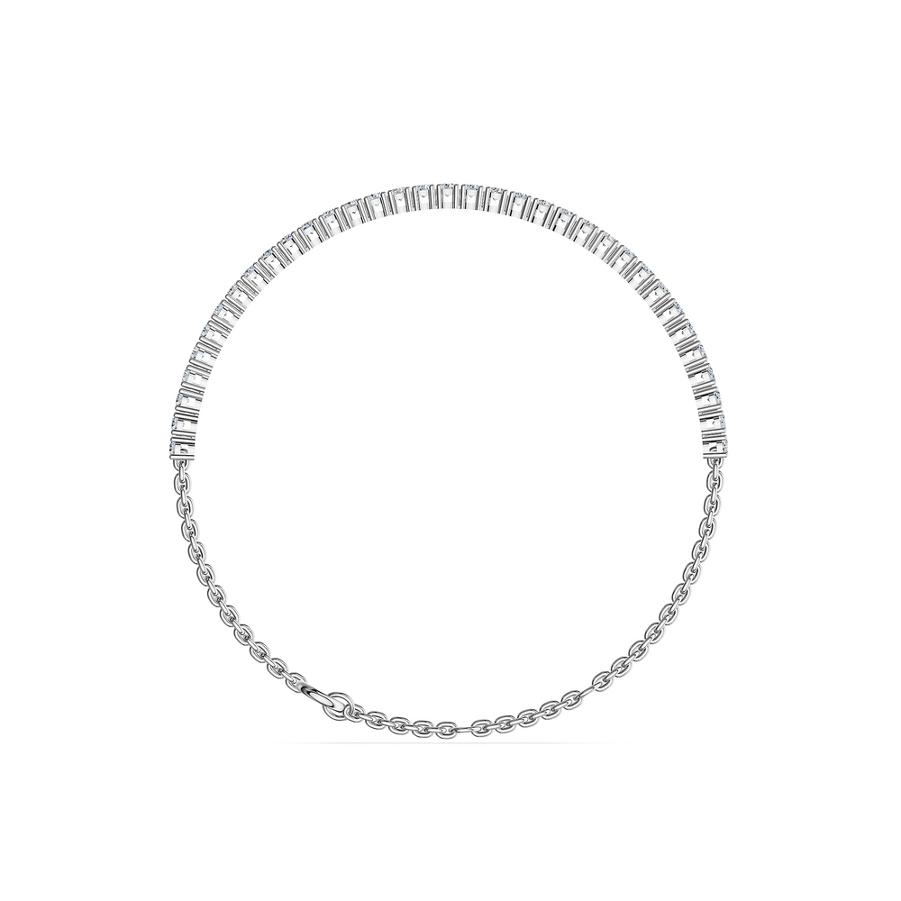 Tennis Aurea Bracelet in 925 sterling silver, front view