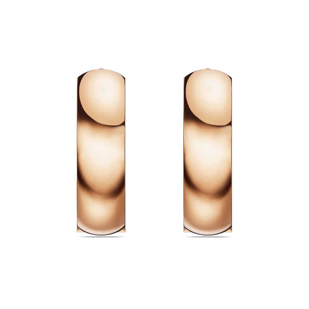 Basics Vietri Earrings in 18kt rose gold vermeil over 925 sterling silver, alternate view
