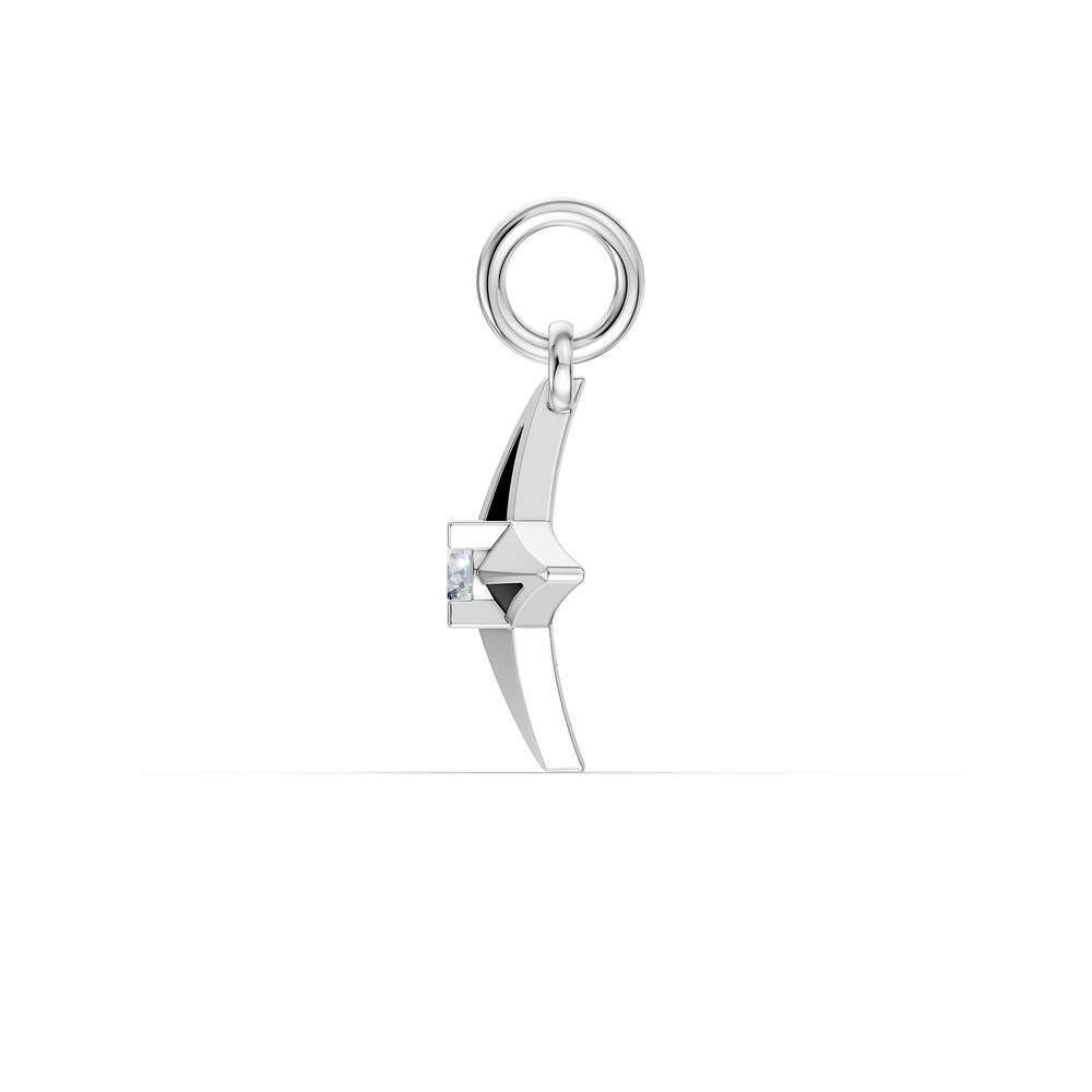 Orion Zosma Charm in 925 sterling silver, side view