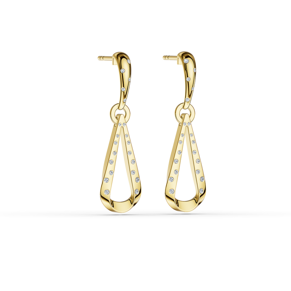 Helix Intreccio Earrings in 18kt gold vermeil over 925 sterling silver