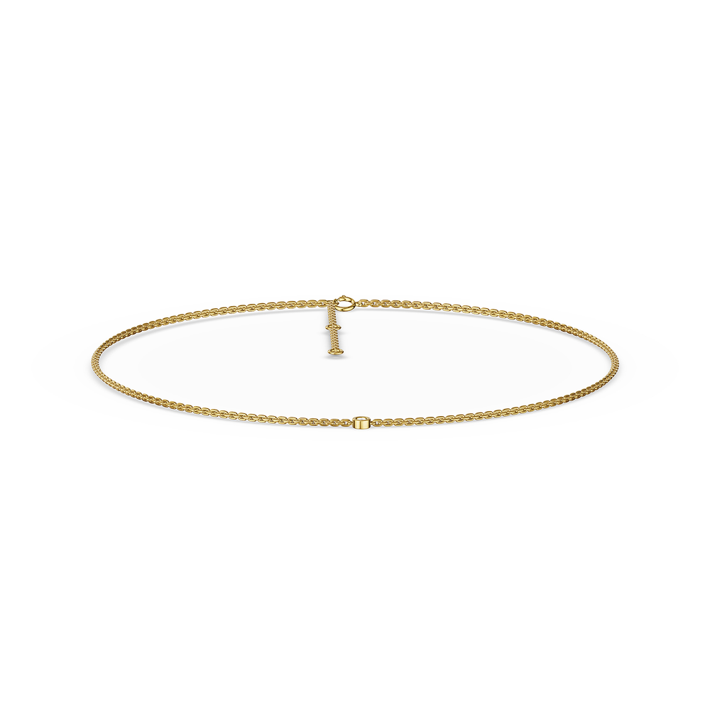 Basics Tellaro Chain in 18kt gold vermeil over 925 sterling silver, top view