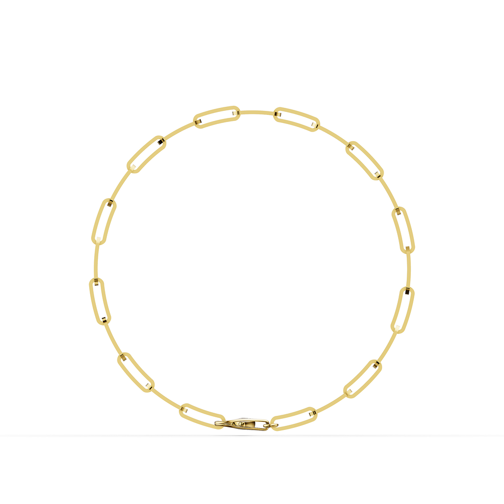 Basics Scala Bracelet in 18kt gold vermeil over 925 sterling silver, front view