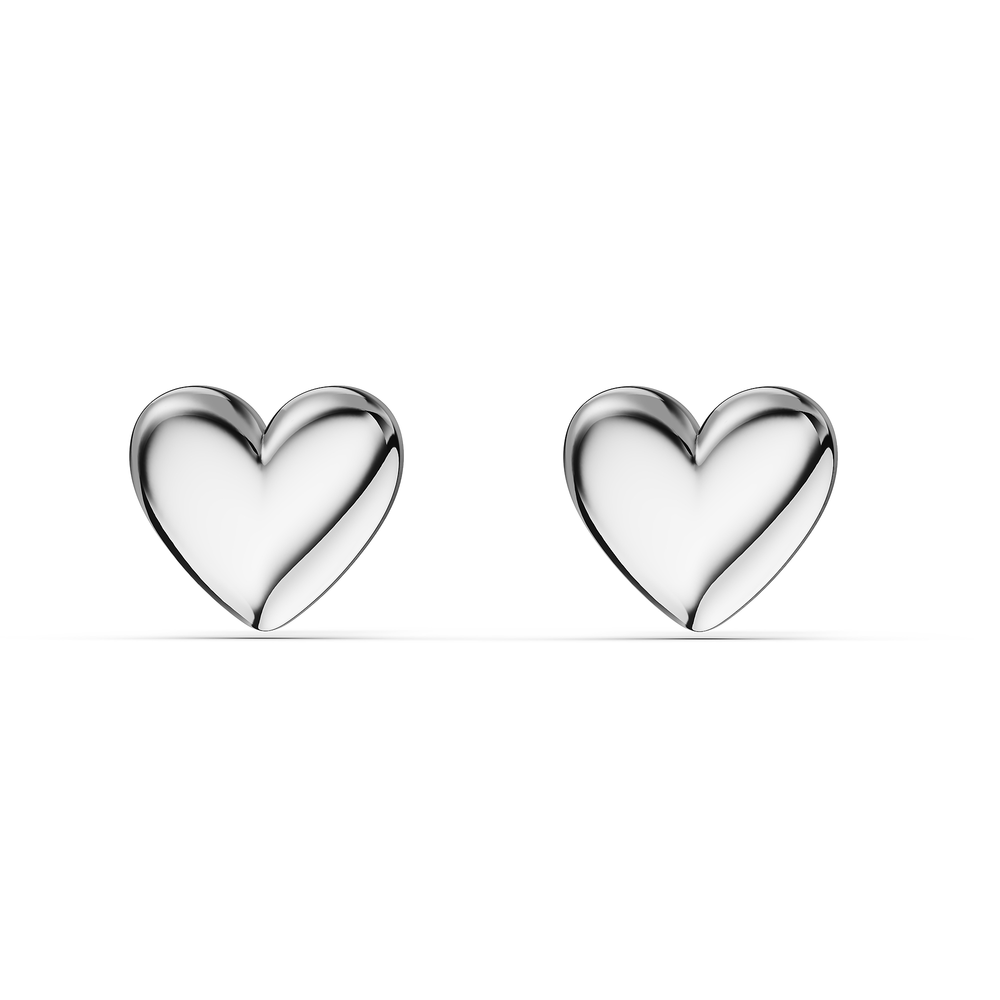 Basics Orta Earrings in 925 sterling silver, front view