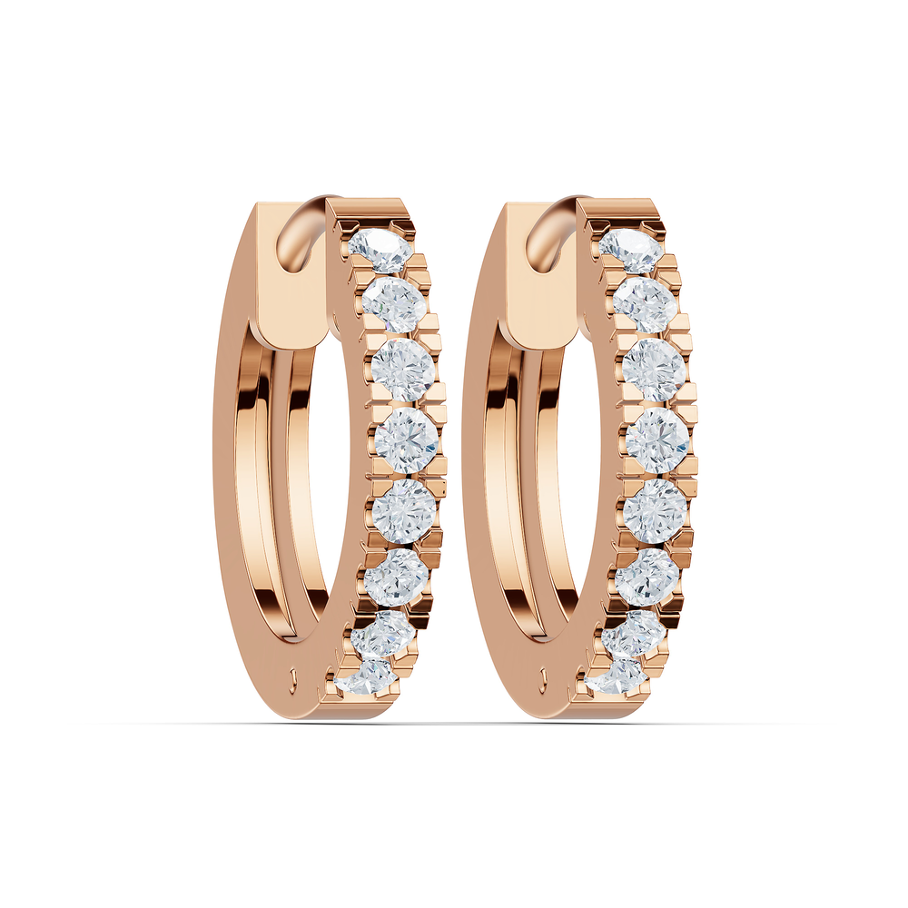 Basics Ponza Earrings in 18kt rose gold vermeil over 925 sterling silver