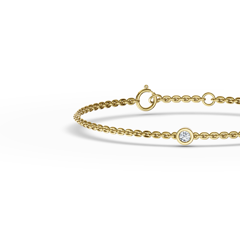 Basics Sorrento Bracelet in 18kt gold vermeil over 925 sterling silver, close-up