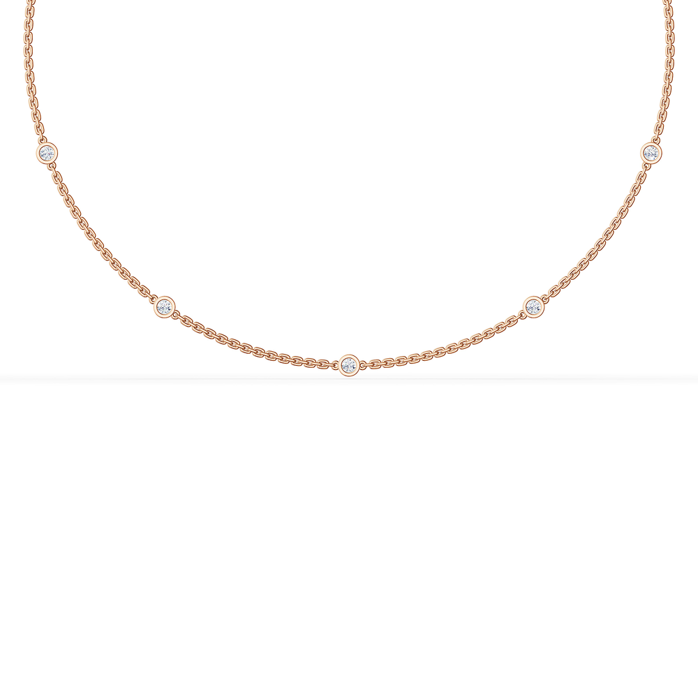 Basics Murano Chain in 18kt rose gold vermeil over 925 sterling silver, close-up 2