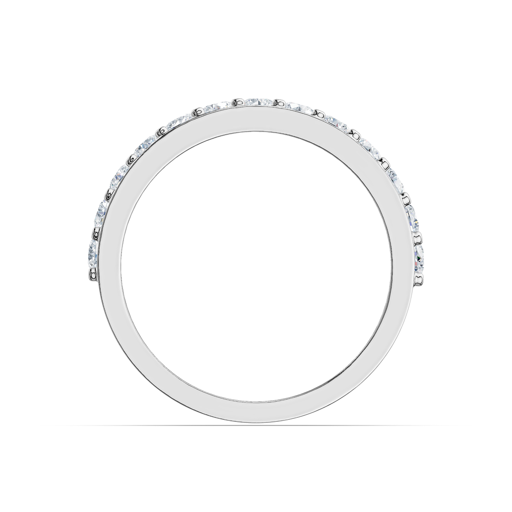 Tennis Baleno Ring in 925 sterling silver, front view