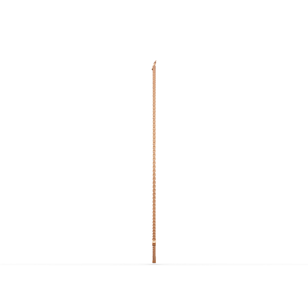 Basics Otranto Chain in 18kt rose gold vermeil over 925 sterling silver, side view