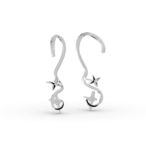 Orion Vega Earrings in 925 sterling silver