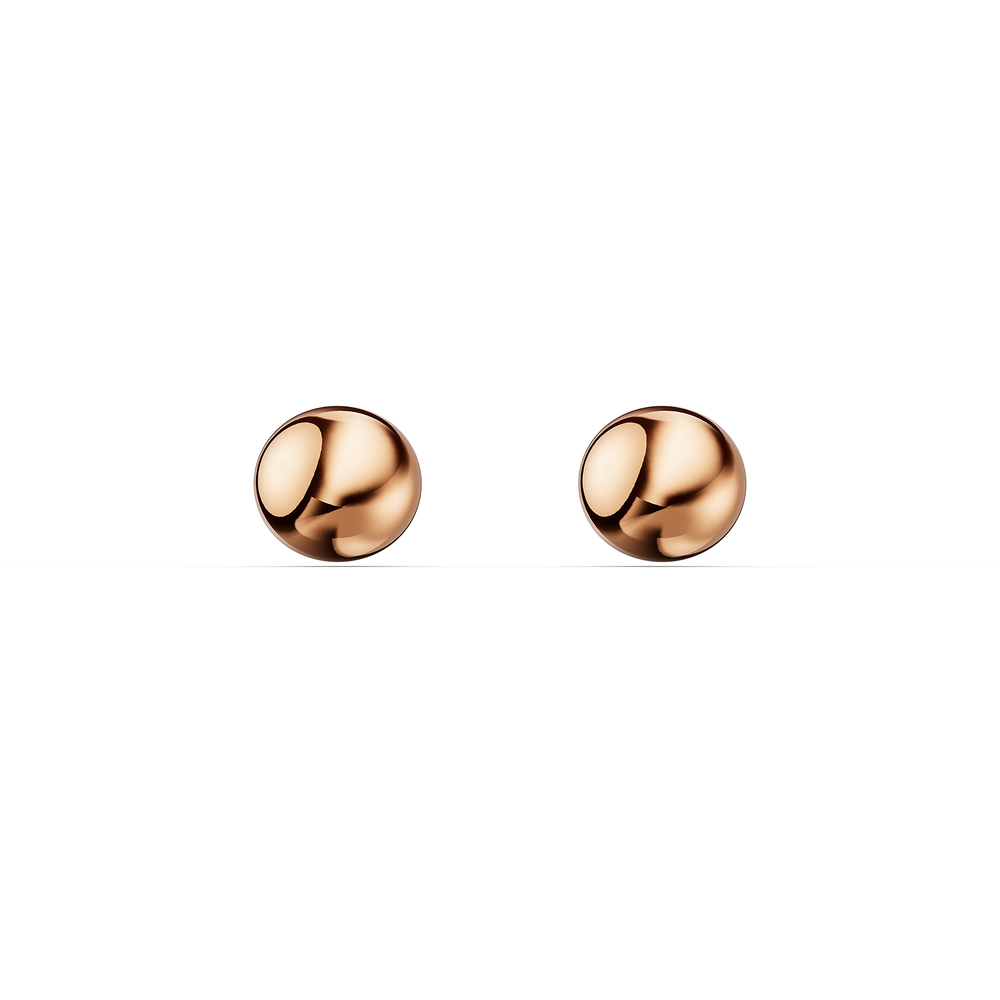 Basics Gardone Earrings in 18kt rose gold vermeil over 925 sterling silver, front view